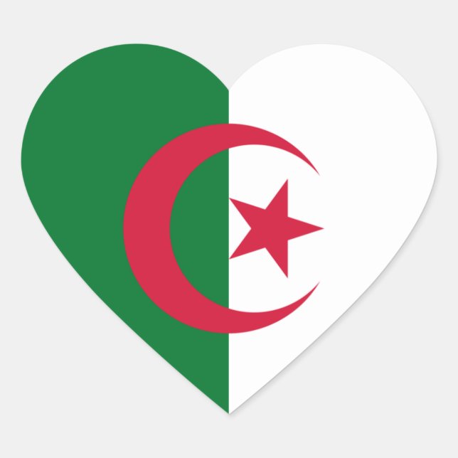 algeria heart sticker (Front)