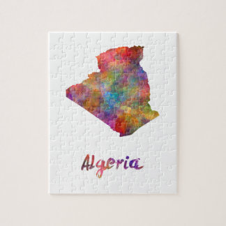 Algeria in watercolor 2 jigsaw puzzle