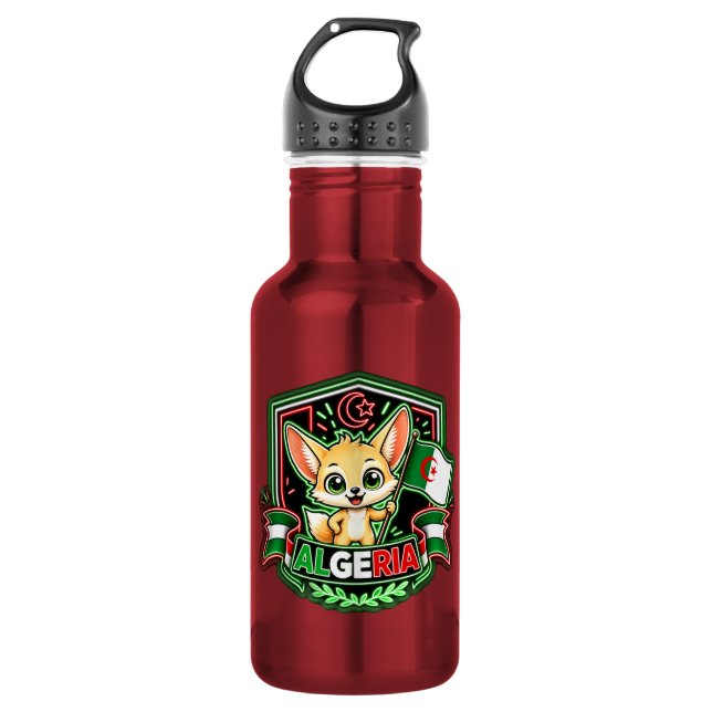 Algeria Kids Water Bottle (Front)