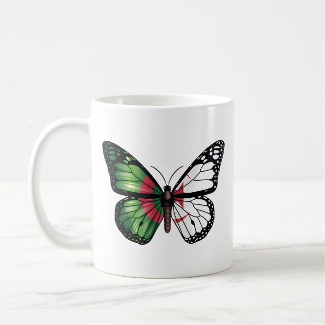Algeria Monarque Butterfly Flag Coffee Mug (Left)