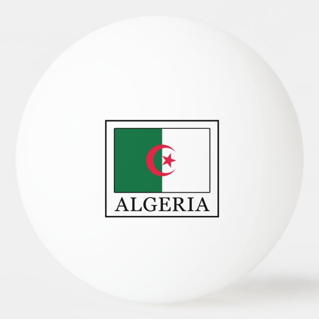 Algeria Ping Pong Ball (Front)
