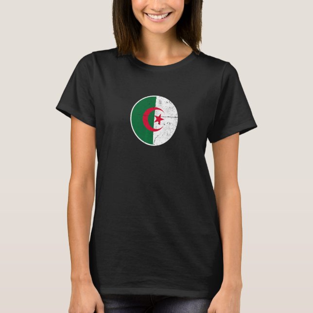 Algeria Proud Algerian Flag  1 T-Shirt (Front)
