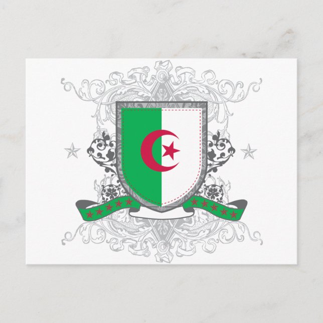 Algeria Shield Postcard (Front)