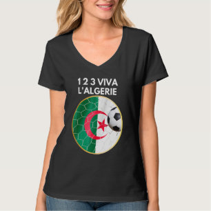 Algeria Soccer 123 Viva L'algerie T-Shirt