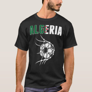 Algeria Soccer Ball In Net Support Algerian Footb T-Shirt
