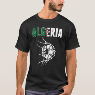 Algeria Soccer Ball In Net Support Algerian Footb T-Shirt