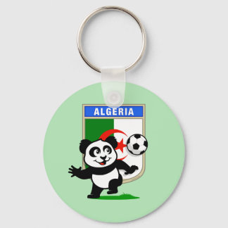 Algeria Soccer Panda Key Ring