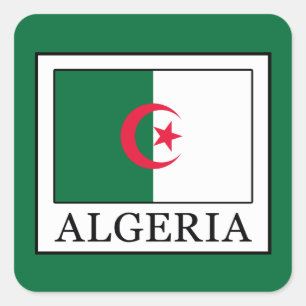 Algeria Square Sticker