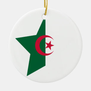Algeria Star Ceramic Tree Decoration