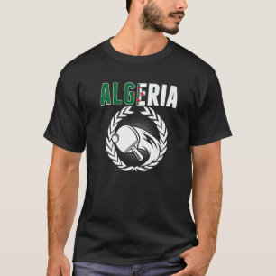 Algeria Table Tennis Algerian Ping Pong Supporte T-Shirt