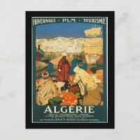 Algeria Vintage Travel Poster