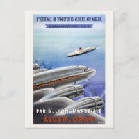 Algeria Vintage Travel Poster