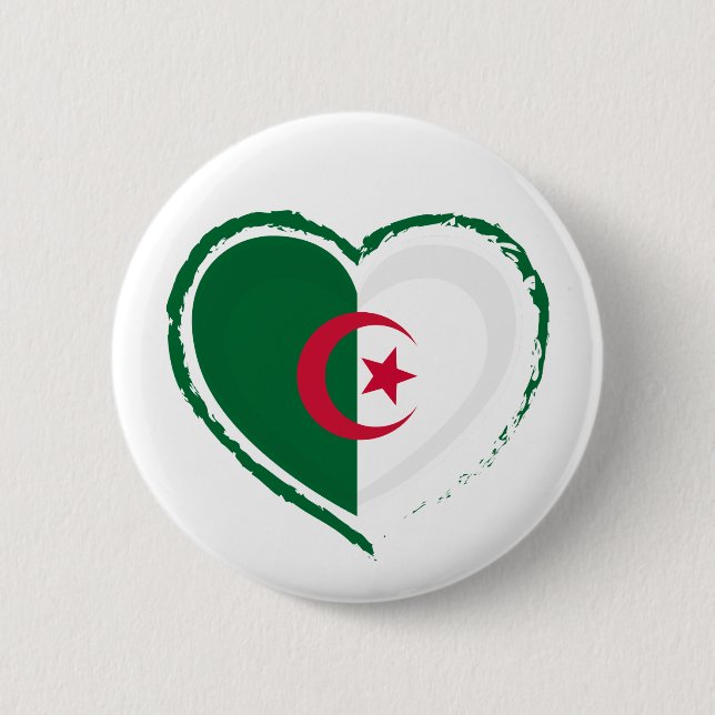 Algerian pride - For real Algerians! 6 Cm Round Badge (Front)