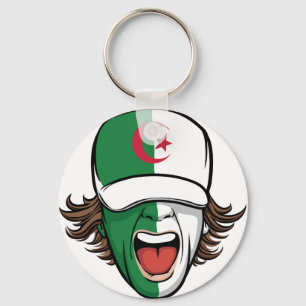 Algerian Sports Fan Key Ring
