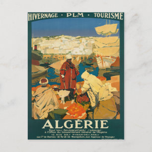 Algerie - Algeria Vintage Travel Poster Postcard