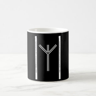Algiz BW Mugs
