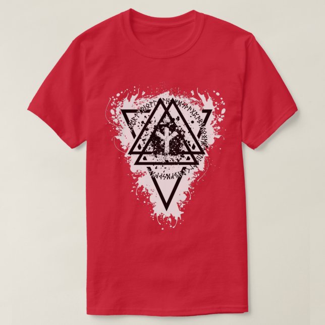 Algiz rune 1 T-Shirt (Design Front)