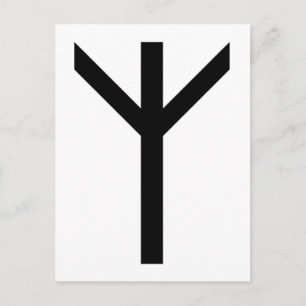ALGIZ RUNE POSTCARD