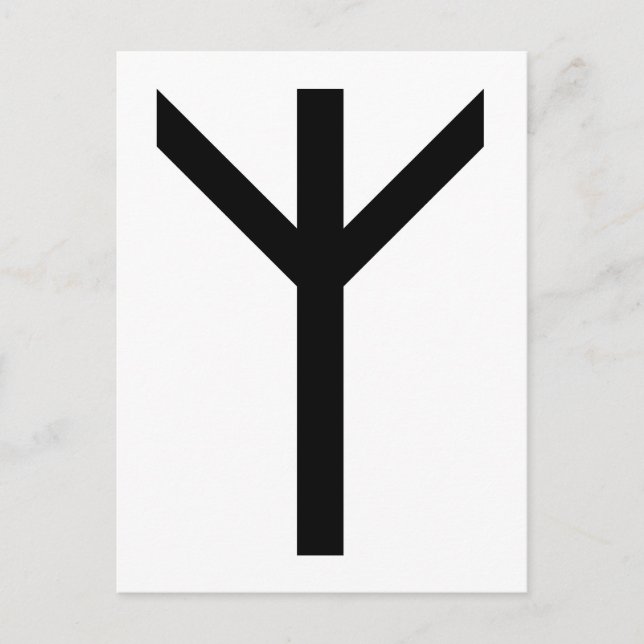 ALGIZ RUNE POSTCARD (Front)