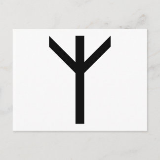 ALGIZ RUNE POSTCARD