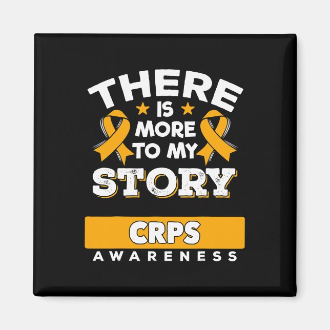 Algodystrophy Awareness Ribbon - Gift for CRPS Pat Magnet (Front)