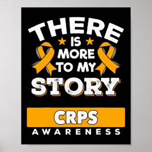 Algodystrophy Awareness Ribbon - Gift for CRPS Pat Poster