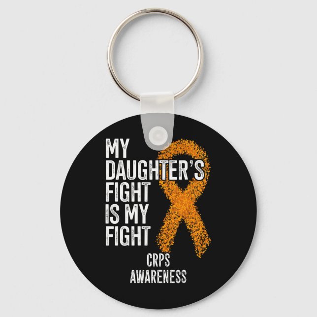 Algodystrophy My Daughter's Fight Is My Fight Crps Key Ring (Front)