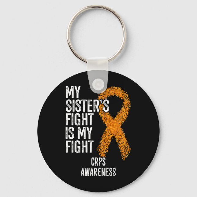 Algodystrophy My Sister's Fight Is My Fight CRPS A Key Ring (Front)