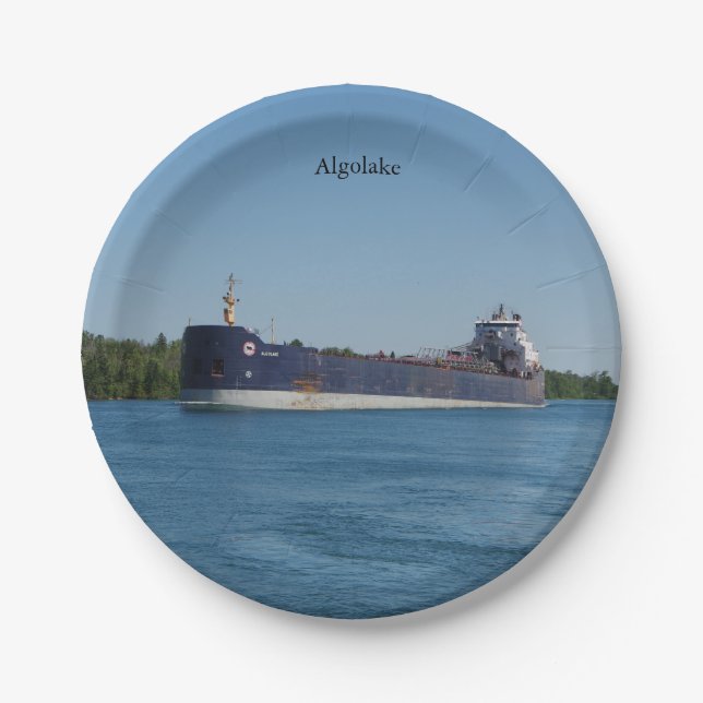 Algolake paper plate (Front)