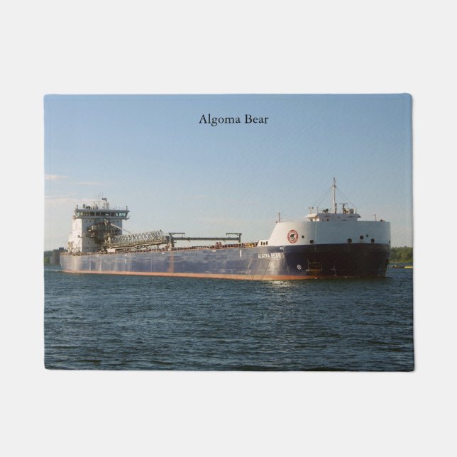 Algoma Bear door mat (Front)