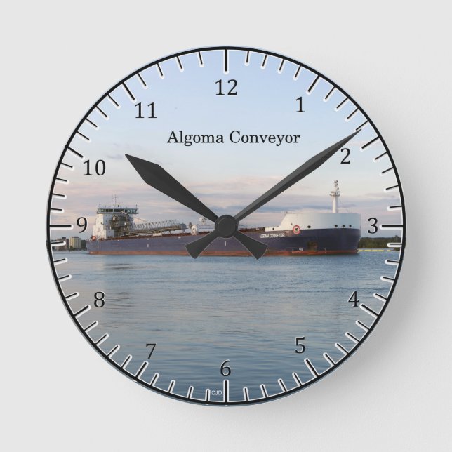 Algoma Conveyor wall clock (Front)