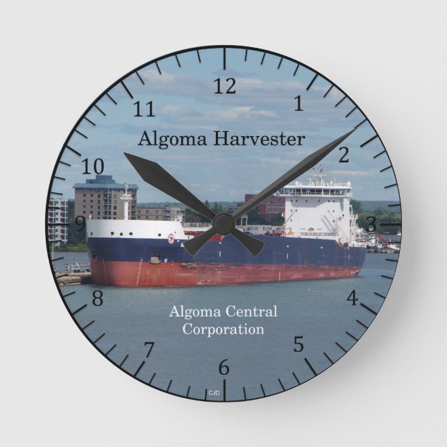 Algoma Harvester clock (Front)