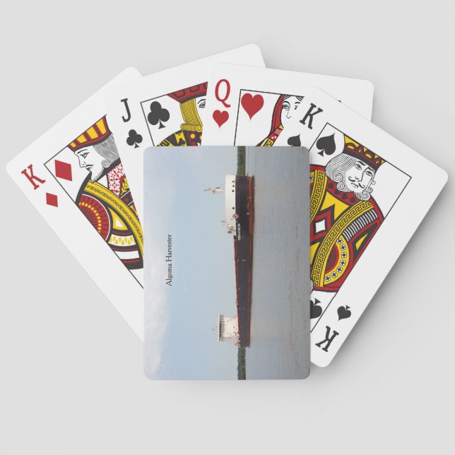 Algoma Harvester playing cards (Back)