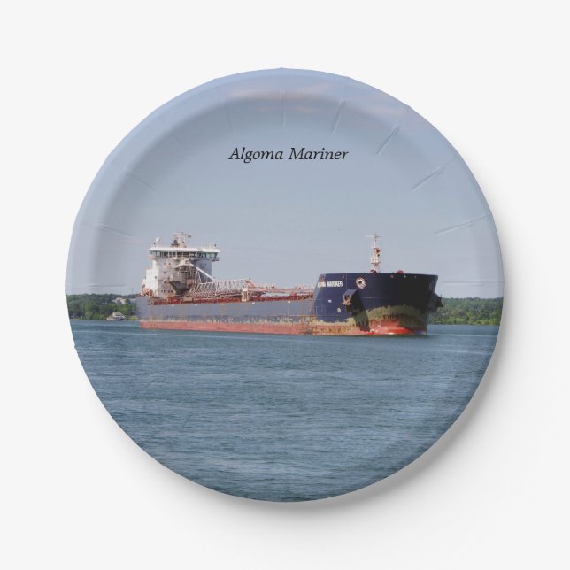 Algoma Mariner paper plate (Front)