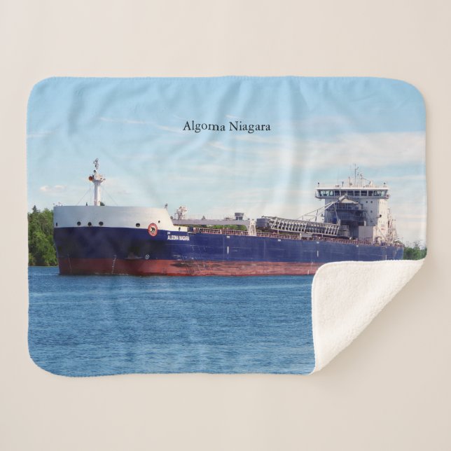 Algoma Niagara sherpa blanket (Front (Horizontal))