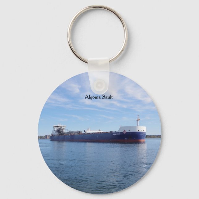 Algoma Sault button key chain (Front)