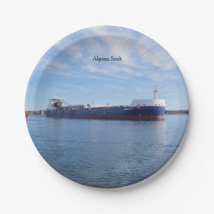 Algoma Sault paper plate