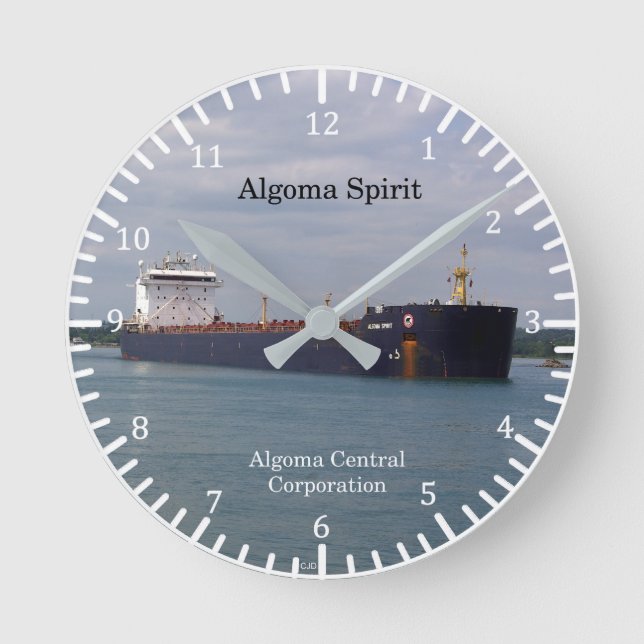 Algoma Spirit clock (Front)