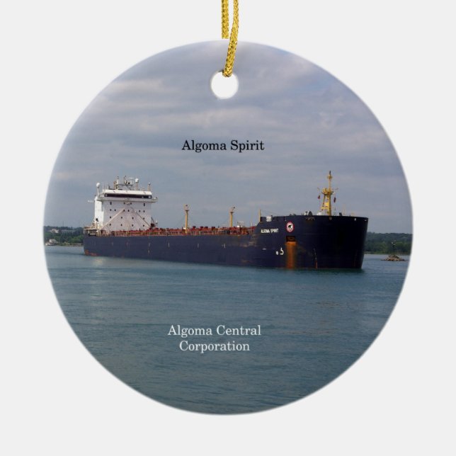 Algoma Spirit ornament (Front)