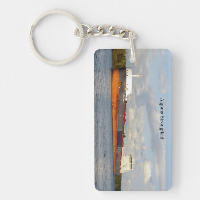 Algoma Strongfield rectangle key chain (Front)