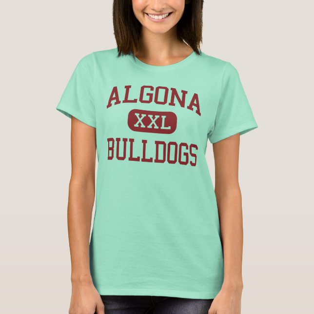 Algona - Bulldogs - High School - Algona Iowa T-Shirt (Front)