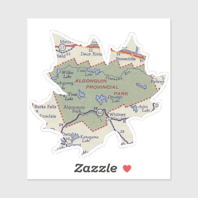 Algonoquin Provincial Park Vintage (Sheet)