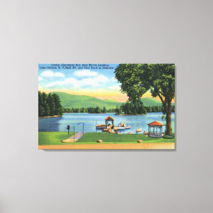 Algonquin Bay View of Buck Mt and Pilot Knob Canvas Print