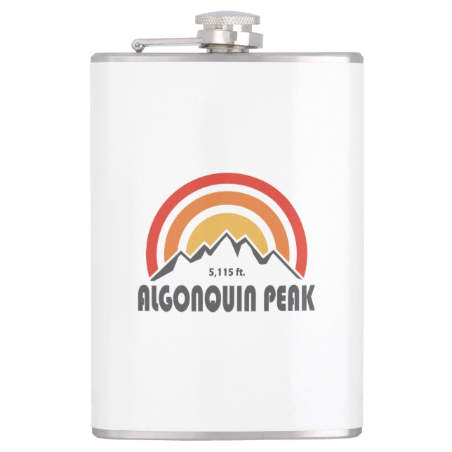 Algonquin Peak Hip Flask (Front)