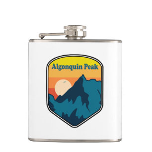 Algonquin Peak Sunrise Hip Flask