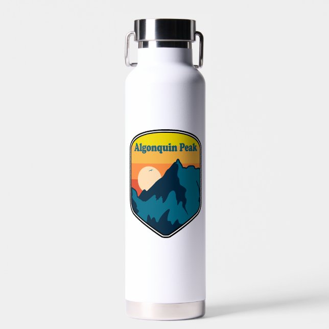 Algonquin Peak Sunrise Water Bottle (Front)