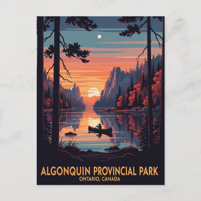 Algonquin Provincial Park Canada Postcard (Front)