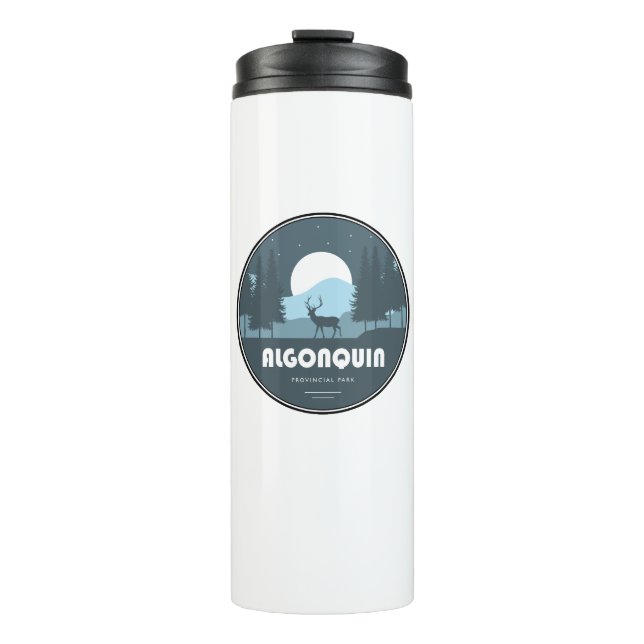 Algonquin Provincial Park Deer Thermal Tumbler (Front)