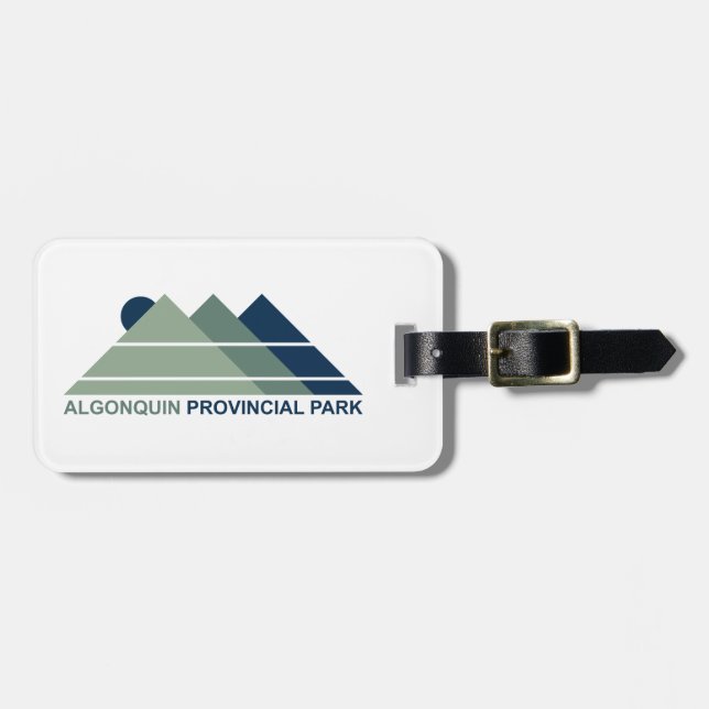 Algonquin Provincial Park Mountain Sun Luggage Tag (Front Horizontal)