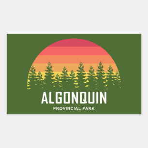 Algonquin Provincial Park Rectangular Sticker